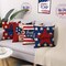 4th of July Patriotic Throw Pillow Covers 18x18 Set of 4 - American Flag Stars and Stripes Outdoor Decor - Red White and Blue USA Cushion Cases for Porch, Patio, & Home Independence Day Decorations